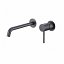 Grifo de lavabo monomando empotrado Monza black gun metal de Imex